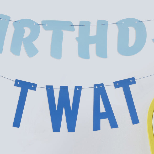 Blue Letter String Birthday Twat 1.5m