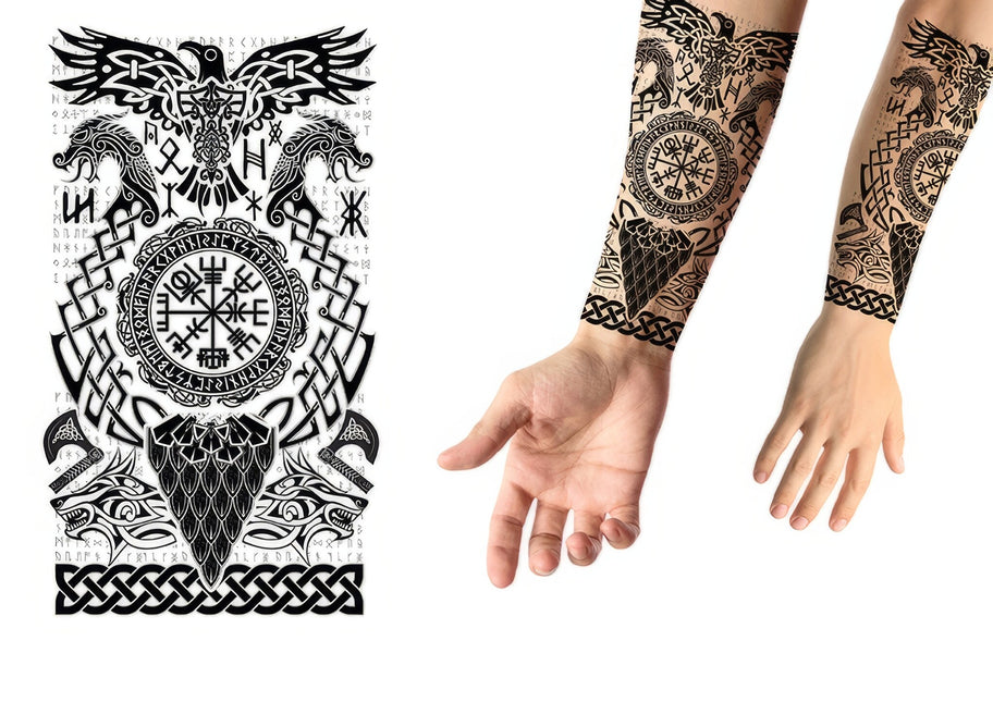 Fake Tattoo Wikinger 30cm