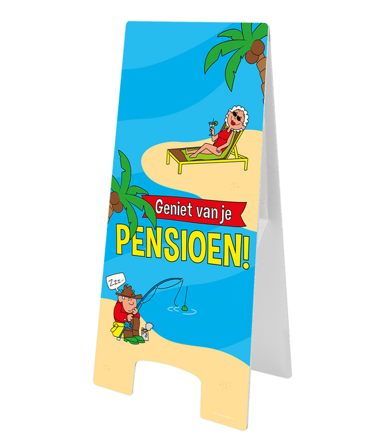 Warnschild Pension Cartoon 58cm