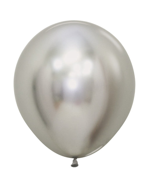 Ballons Reflex Silber 45cm 6Stk