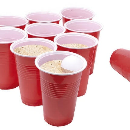 Rotes Beerpong Set 35 Teile