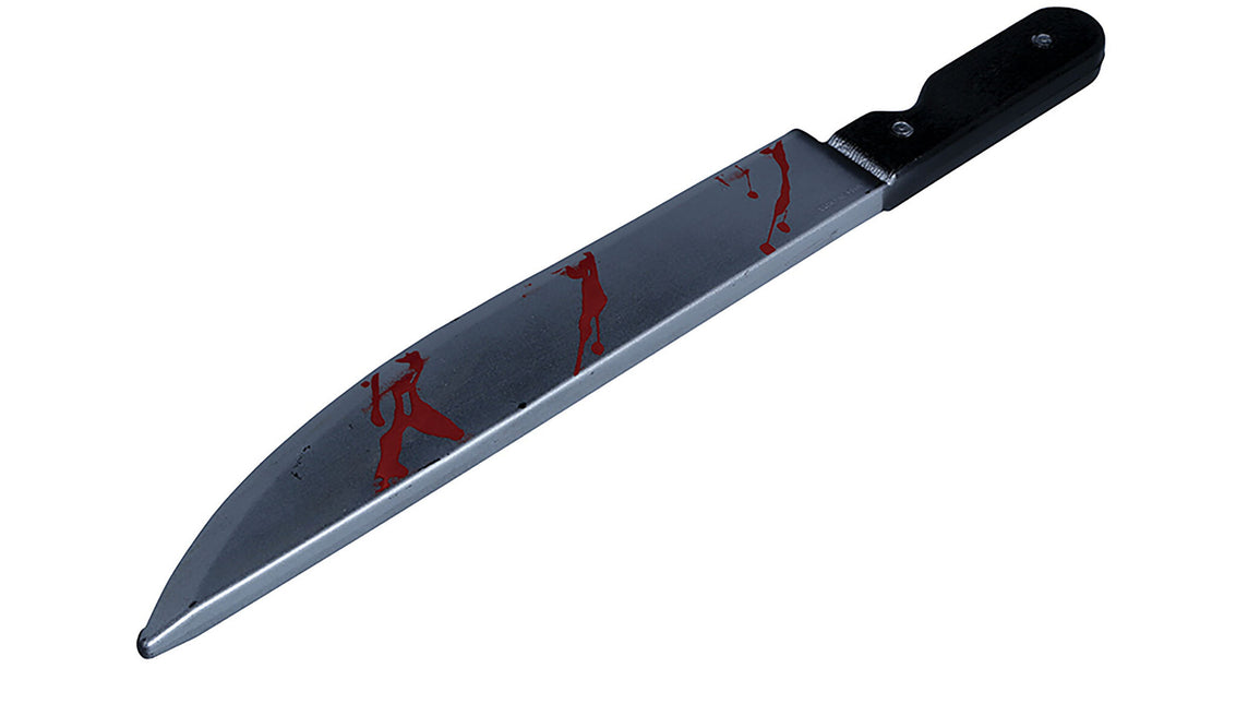 Halloween Fake Machete mit Blut 45cm