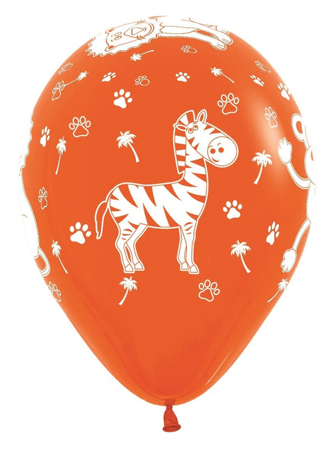 Ballons Dschungel Tiere Mode Mix 30cm 25Stk