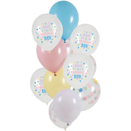 Ballons Have A Magical Day 33cm 12pcs