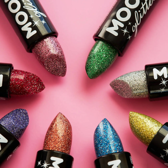 Moon Glitter Holographic Glitter Lipstick Pink 4.2g