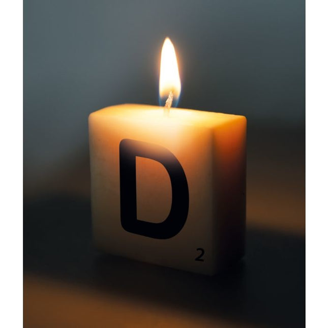Buchstabe Kerze D 4cm