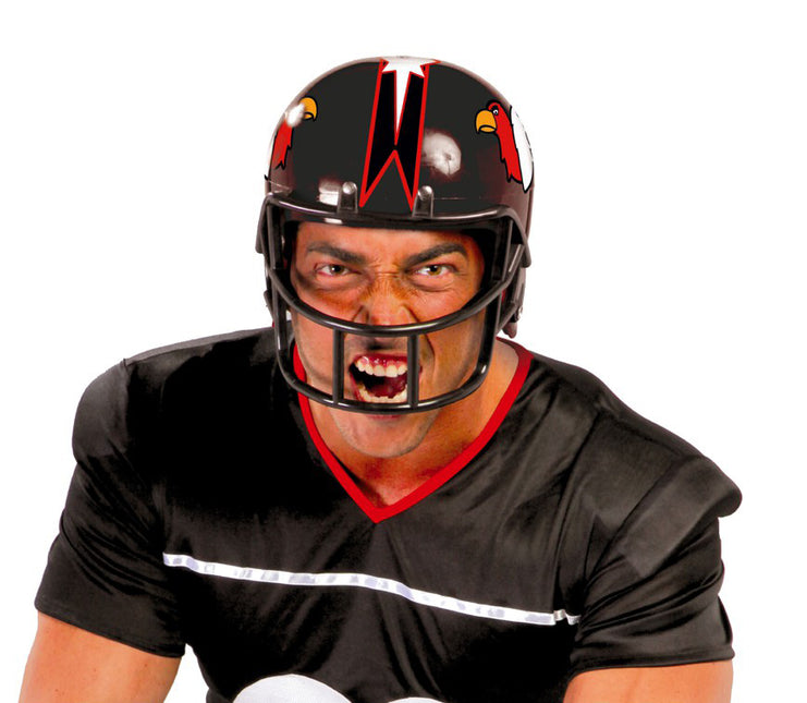 American Football Helm Schwarz