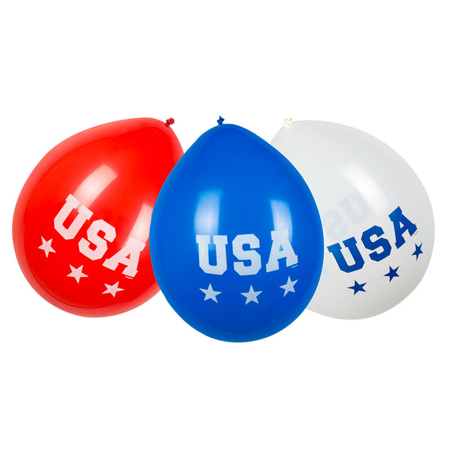 USA Luftballons 25cm 6 Stk.