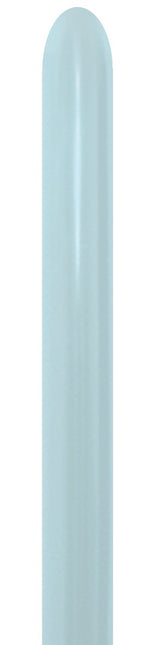 Modellierballons Perlblau 5cm 152cm 50Stk.