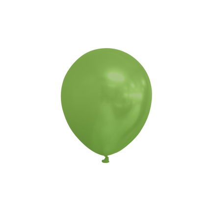 Grüne Luftballons Metallic 13cm 100 Stk.