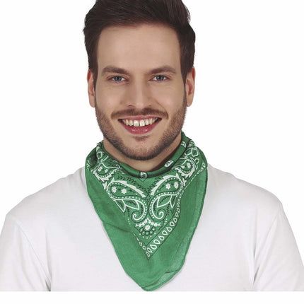 Grünes Halstuch Bandana