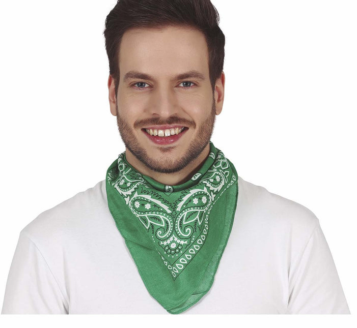 Grünes Halstuch Bandana