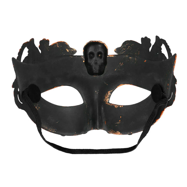 Halloween Augenmaske Brauner Kopf des Todes