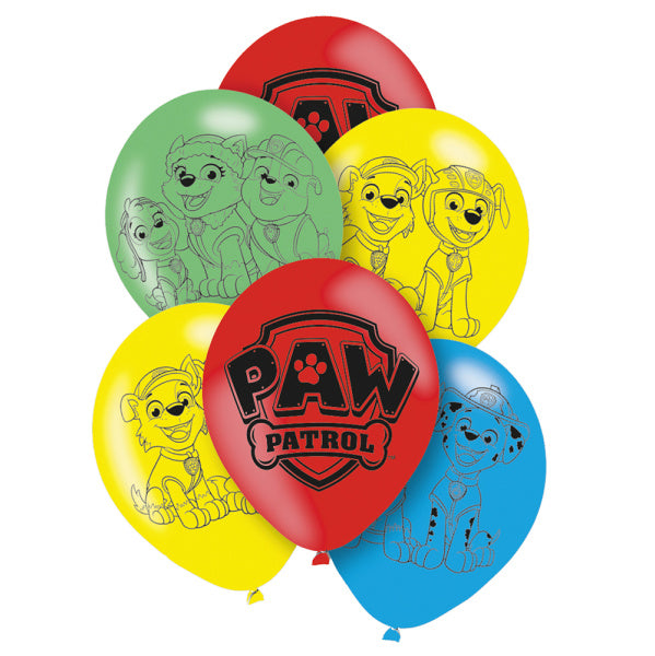 Paw Patrol Luftballons 27,5cm 6Stk