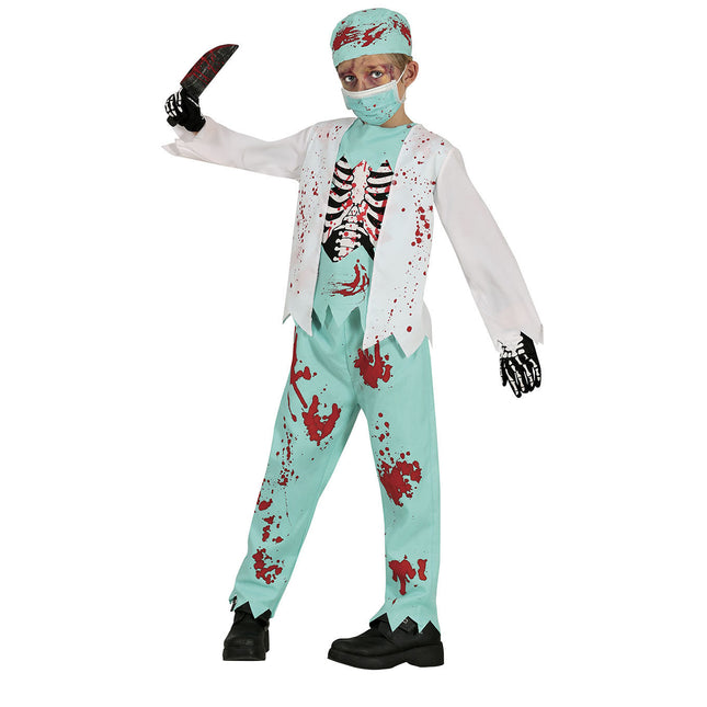 Doktor Halloween Kostüm Kind Blut