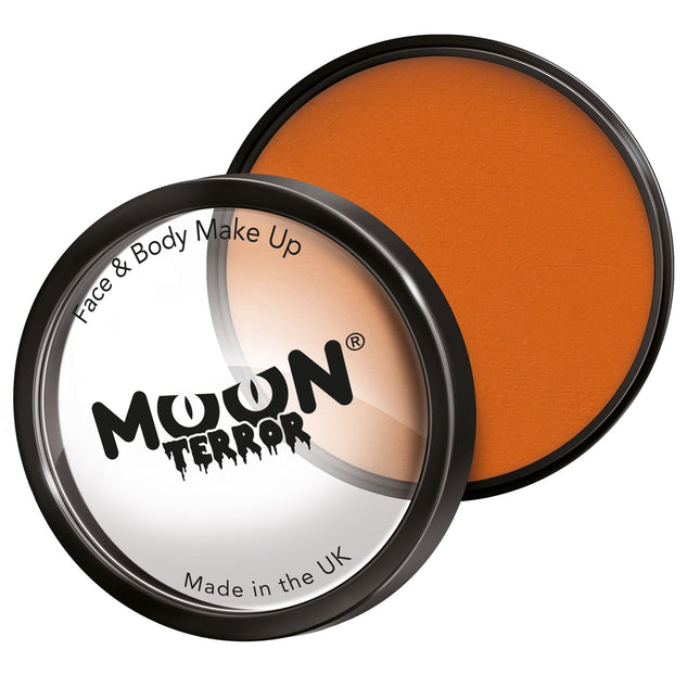 Moon Terror Halloween Pro Face Paint Cake Pots Kürbis Orange 36g