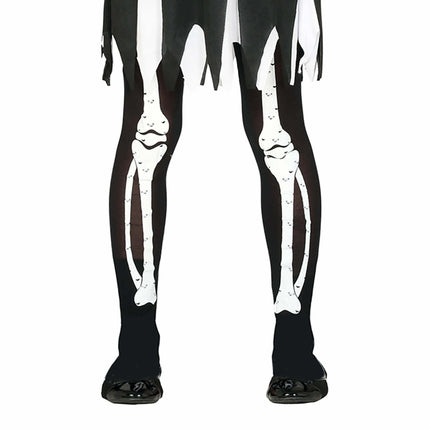 Halloween Legging Skelett Kind