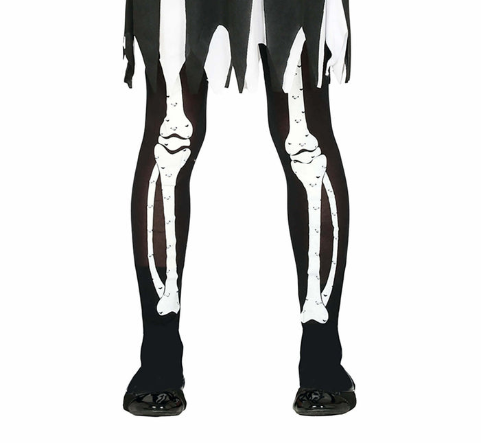 Halloween Legging Skelett Kind