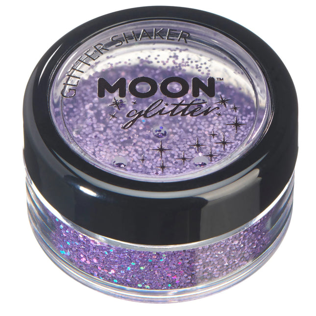 Moon Glitter Holographic Glitter Shakers Violett 5g