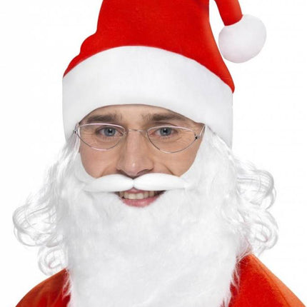 Weihnachtsmann-Set mit Schutzbrille 3 Stück