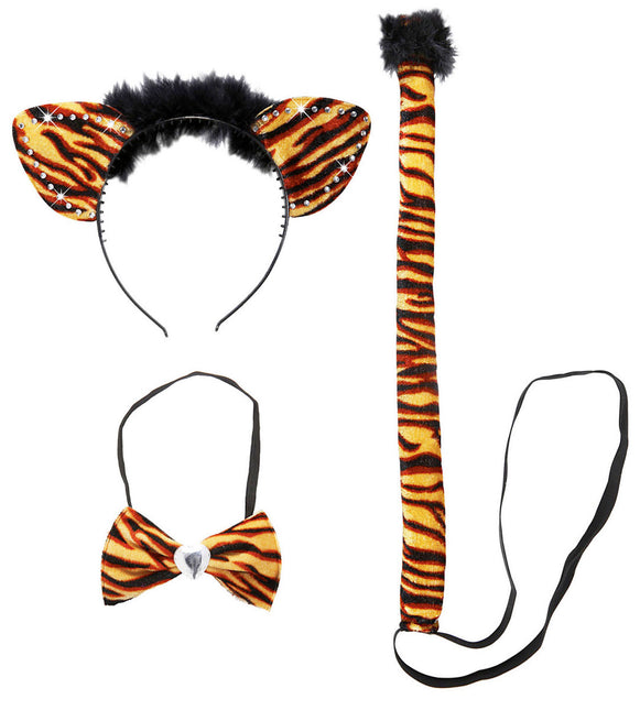 Tiger Kostüm Set, 3 Teile