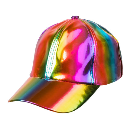 Kappe Holographischer Regenbogen Verstellbar 26cm