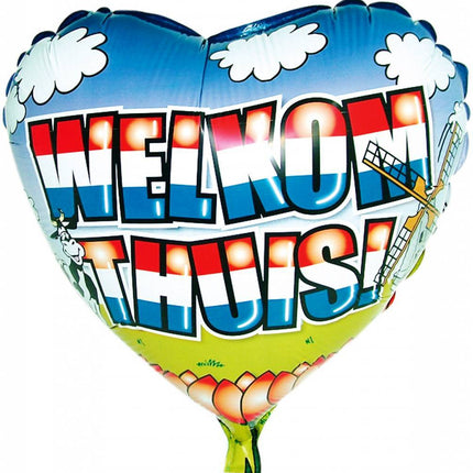 Helium Ballon Welcome Home 74cm leer