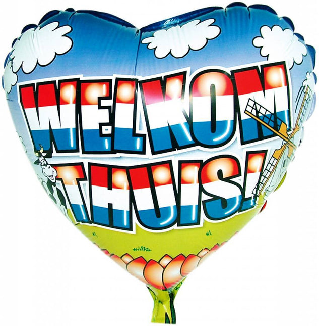 Helium Ballon Welcome Home 74cm leer