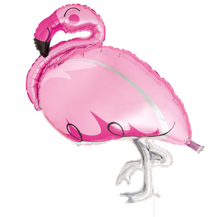 Helium Ballon Flamingo 89cm leer