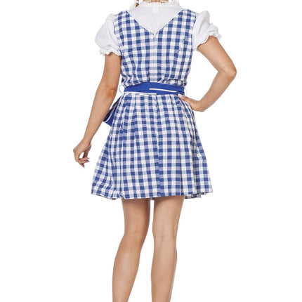 Blaues Dirndlkleid Oktoberfest Damen