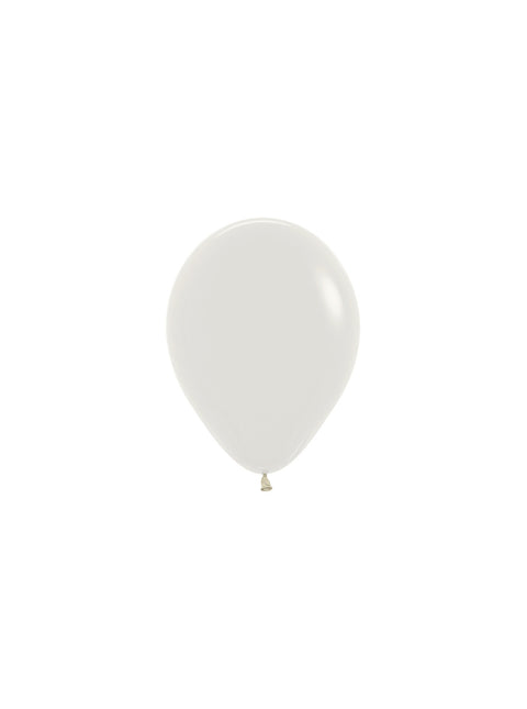 Ballons Pastell Dämmerung Creme 12cm 50Stk