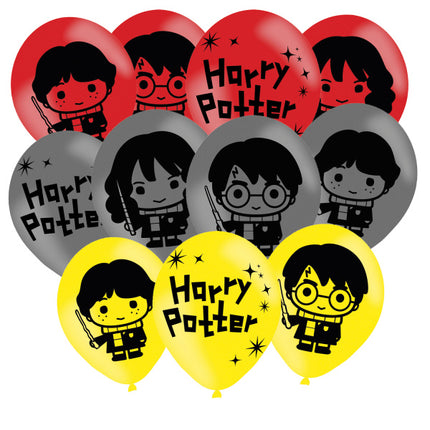 Bunte Harry Potter Luftballons 27,5 cm 6 Stk.