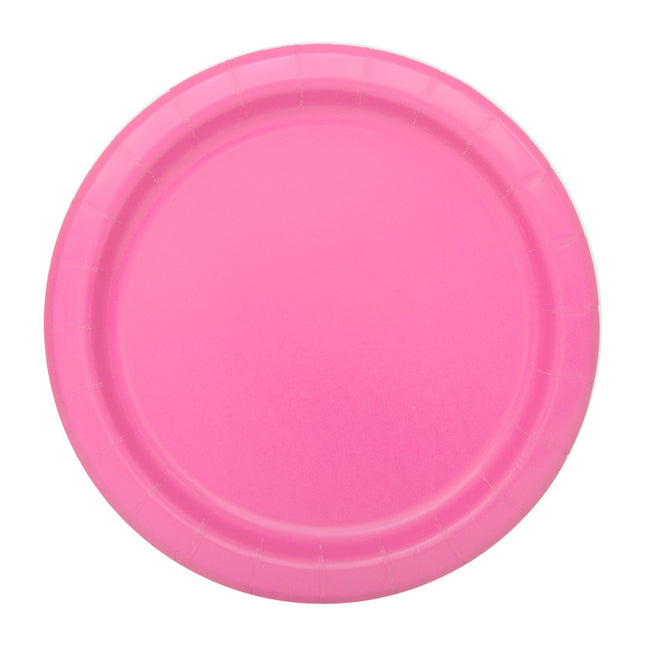 Fuchsia Teller Rund 17,5cm 8Stk