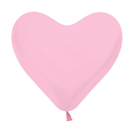 Ballons Herz Rosa 30cm 50Stück