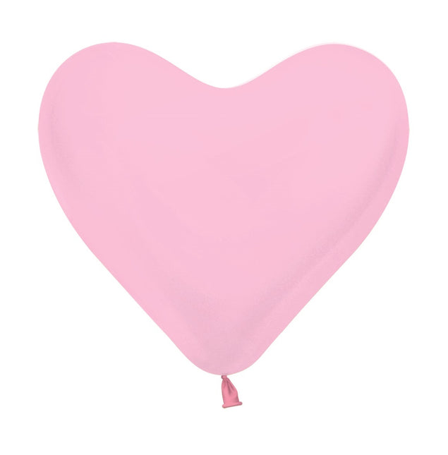 Ballons Herz Rosa 30cm 50Stück