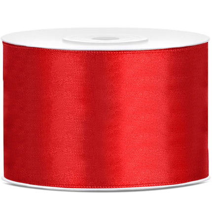 Satinband Rot 50mm 25m