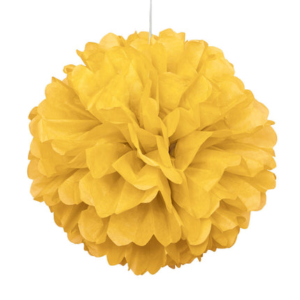 Pompon Gelb 40cm