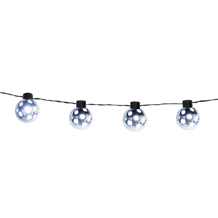 Lichtgirlande LED Silber Lichter 1,4m