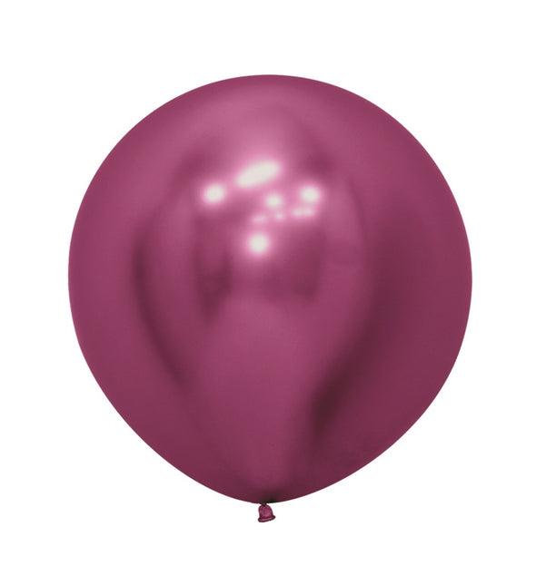 Ballons Reflex Fuchsia 61cm 3Stk