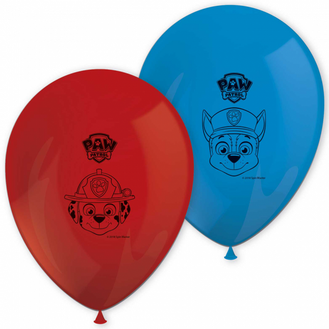 Paw Patrol Luftballons 28cm 8Stück