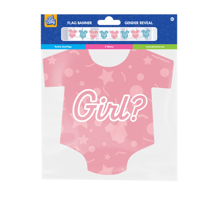 Gender Reveal Girlanden 6m