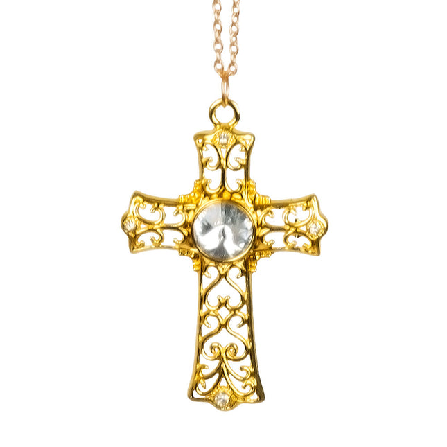 Kette Kreuz Gold Diamant