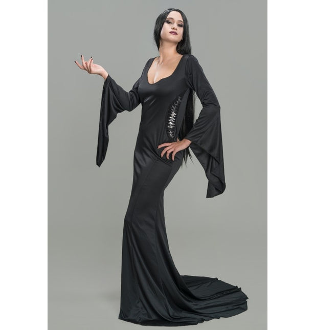 Kostüm Mittwoch Morticia Kleid