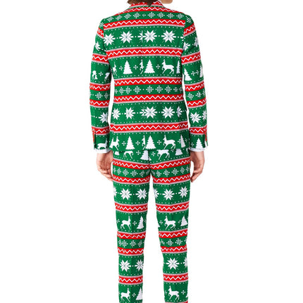 Festlicher grüner Anzug Junge Teen OppoSuits