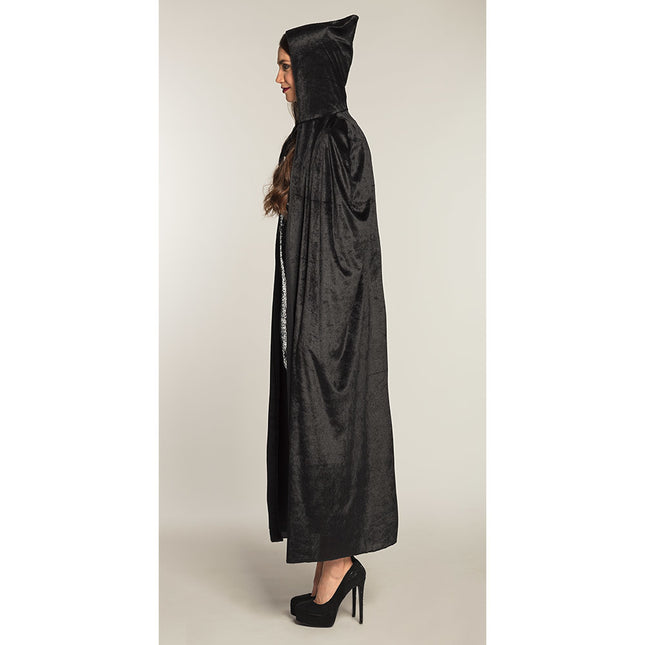 Halloween Cape Schwarz 1.65m