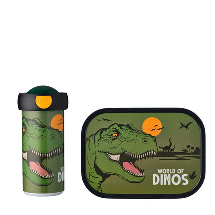 Lunch-Set Campus Schule Becher+Lunchbox Dino