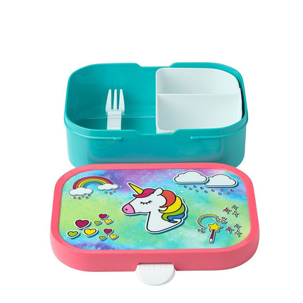 Lunchset Campus Schule Becher+Lunchbox Einhorn