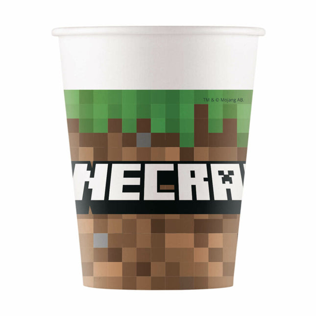 Minecraft Becher 200ml 8 Stk.