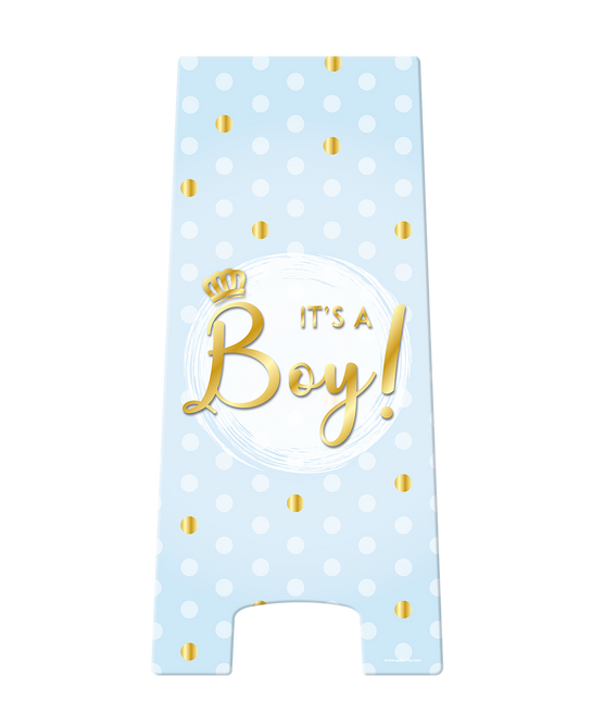 Warnschild It's A Boy Neu 58cm