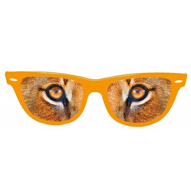 Orange Brille Lion Eyes